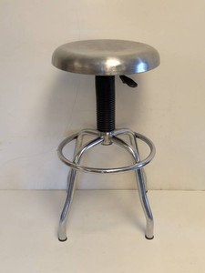 STAINLESS STEEL ADJUSTABLE BAR STOOL