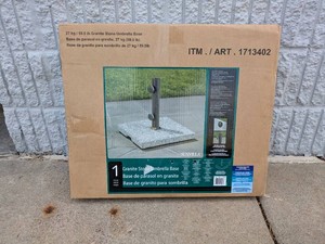 NEW SUNVILLA GRANITE STONE UMBRELLA BASE 59.5 LBS.