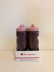 NEW CHAMPION QUENCH SQUEEZE BOTTLE 24OZ. 4PK RUBYCOSMIC PINK