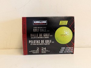 NEW KIRKLAND SIGNATURE SIGNATURE 3PC.URETHANE COVER GOLF BALL SET 24CT.