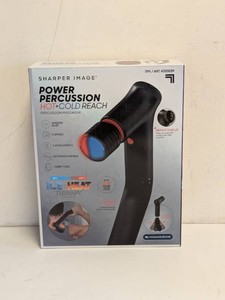 SHARPER IMAGE POWER PERCUSSION HOTCOLD REACH PERCUSSION MASSAGER