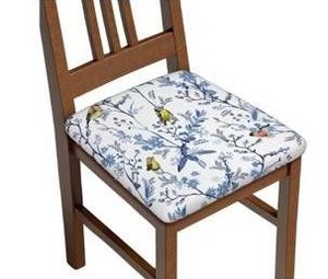 Set of 6 Floral Chair Seat Covers $39.99 Retail - Brand New