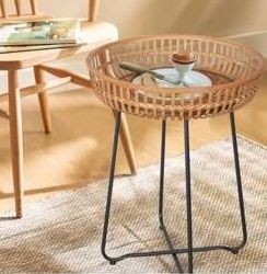 Oakrain Boho 21 Side Table $56.99 Retail - Brand New