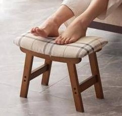 Kitsanery Bamboo Foot Stool $30.70 Retail - Brand New