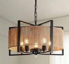 Rattan Chandelier $149.99 Retail - Brand New