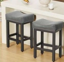 Raynesys Counter Height Bar Stools Set of 2 $149.99 Retail - Brand New