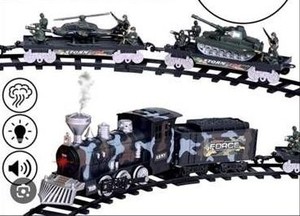 BO Military Battery Operated Train Set - Brand New