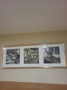 E. Richter Framed Floral Triptych Print Catch Publishing Utrecht