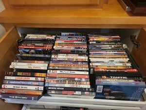 Lot of Assorted DVD Movies Comedy Action Matrix Terminator Adam Sandler