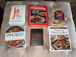 Cookbook Lot Joy of Cooking Betty Crocker Whole30 Bar Book