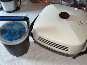 Vintage Electric Fry Pan & Presto FryBaby Deep Fryer Appliance Lot