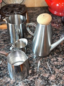 Stainless Steel Kitchen Servingware Lot Cruet Pitchers HimalaSalt