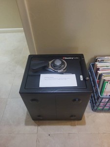 SentrySafe KeepSafe Fireproof Record Media Safe w Dial Combination