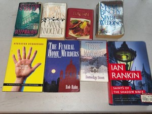 Lot of Assorted Fiction Novels & Cookbook Paperback Hardcover Books