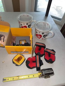 Ruffwear Grip Trex Dog Boots Pet Mug Mixed Lot Compact Case