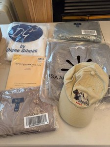 Mixed Clothing Lot Isaac Mizrahi D&Co DG2 Donna Karan Polo Cap