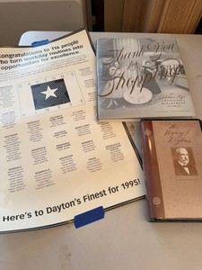 Daytons Department Store Memorabilia Book VHS Poster Ephemera Lot