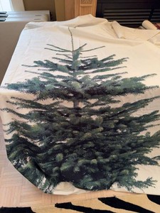IKEA Lotta Feldt Christmas Tree Fabric Panel 56in Wide 2011