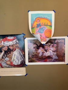 Lot of Assorted Art Posters LACMA Impressionist Folk Art Prints