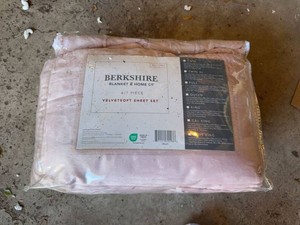 Berkshire Velvetsoft Full Sheet Set Blush 67 Piece Bedding