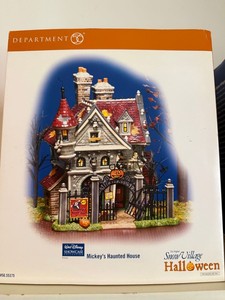 Department 56 Mickeys Haunted House Snow Village Disney 56.55375