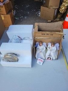 Mr. Christmas Angel Ornaments & Santa Tree Topper Holiday Decor