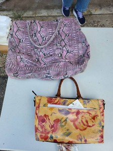 Designer Handbag Lot Patricia Nash Aegean Blooms & BCBGMAXAZRIA