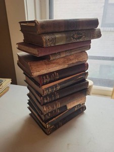 Antique Decorative Victorian Book Lot Abbott Makers of History & More