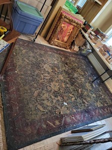 Vintage Persian Style Floral Area Rug 11ft x 7.5ft See Photos