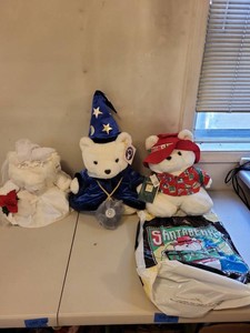 Vintage Santabear Plush Bear Collection Holiday Bride Wizard Traveler