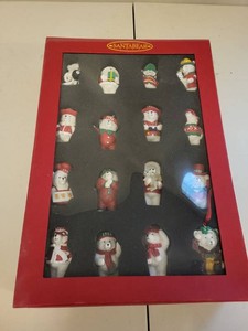 Santabear Fifteen Years 1999 Boxed Bear Ornament Collection Set
