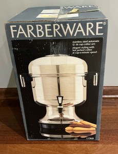 Farberware stainless steel coffee urn in original box