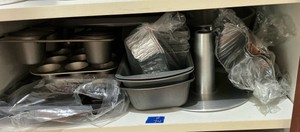 Misc bakeware, tortilla shell molds, loaf pans, cupckae, bundt pans