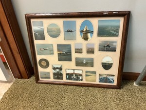 Aviation history framed photos