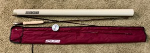 Sage Graphite lll fishing pole with storage tube
