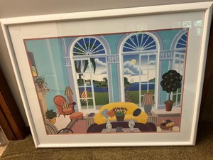 Palm Island print by artist Thomas McKinght