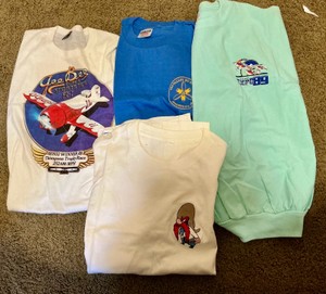 Group of 4 RC airplane aviation souvenir Mens t-shirts, Gee Bee