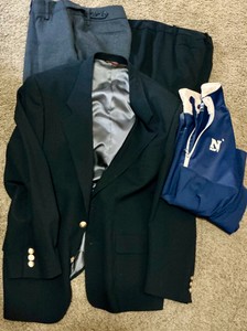 Group of misc Loft Mens Dress suits and pants clothes&nbsp