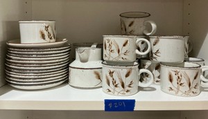 Partial set of Midwinter Stonehenge Wild Oats dinnerware, Wedgwood group