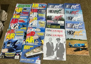 Various aircraft magazines, Air, High flight, OnCourse, Aviation