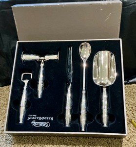 Reed & Barton 5 piece bar set with box