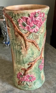 Vintage Weller art pottery from the Flemish or Woodcraft line