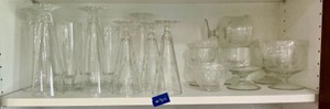 Group of glasswares, Champagne, other various glassware