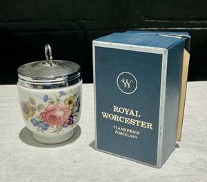 Royal Worcester egg coddler with original box