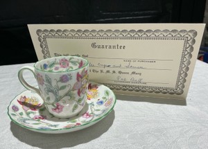 RMS Queen Mary cup and saucer