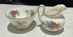 Royal Chelsea cream and sugar
