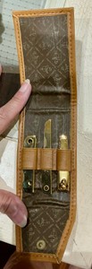 Gold Tone Nail File Knife kit