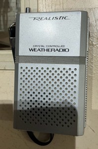 Weather radio Realistic Crystal Controlled