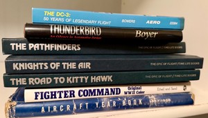 Group of Books Aviation Aircraft Thunderbird DC-3 The Road To Kitty Hawk WWII