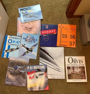 Group Aviation Plane Mustang Norway Electric Equipment Ford Motor Co booklets